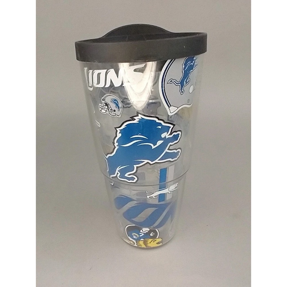NFL Retro Logo Detroit Lions Tervis 24 oz Tumbler with Lid - Picture 1 of 8